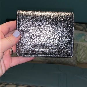 Authentic MK Metallic wallet